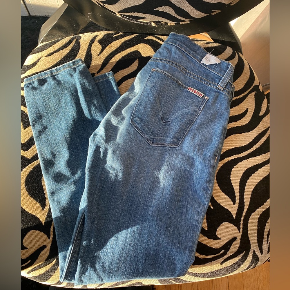 HUDSON Krista Distressed Skinny Jean sz 27